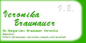 veronika braunauer business card